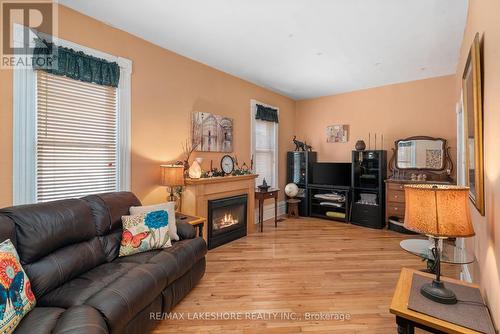55 Front Street N, Trent Hills, ON - Indoor Photo Showing Living Room With Fireplace