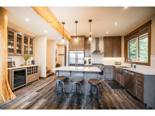 502 - 5258 Highline Drive, Fernie, BC - Indoor Photo Showing Kitchen With Upgraded Kitchen