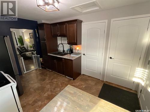 414 4Th Street S, Wakaw, SK - Indoor Photo Showing Kitchen With Double Sink