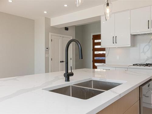1137 Spirit Crt, Langford, BC - Indoor Photo Showing Kitchen With Double Sink