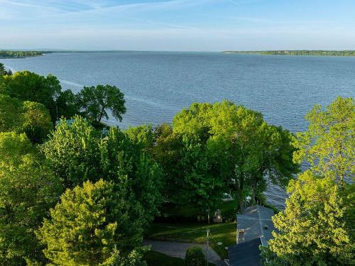 Aerial photo - 404 Ch. Couet, Batiscan, QC - Outdoor With Body Of Water With View