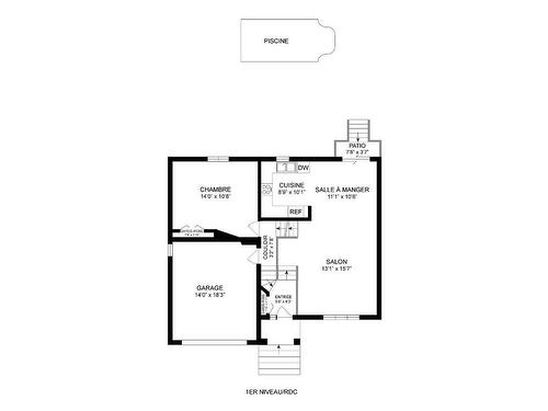 Plan (croquis) - 101 Rue Brossard, Saint-Constant, QC 