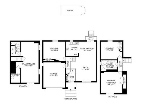 Plan (croquis) - 101 Rue Brossard, Saint-Constant, QC 