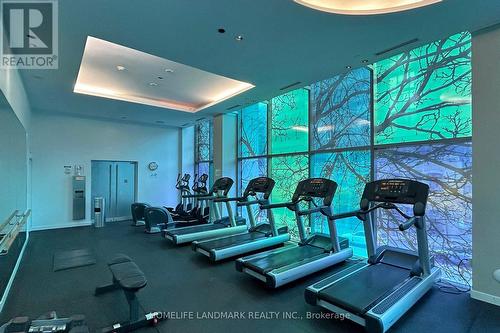 3005 - 37 Grosvenor Street, Toronto, ON - Indoor Photo Showing Gym Room