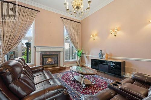22 Garden Avenue, Richmond Hill, ON - Indoor Photo Showing Living Room With Fireplace