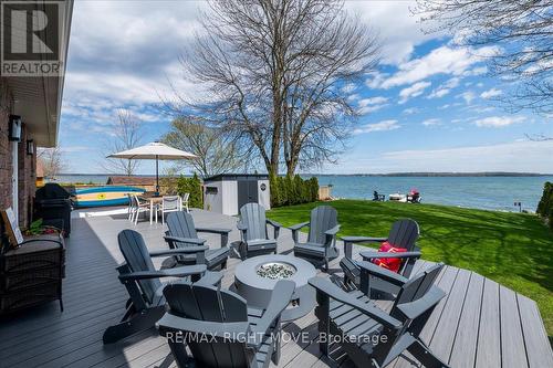 3789 Wood Avenue, Severn, ON - Outdoor With Body Of Water With Deck Patio Veranda With View