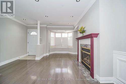 803 - 28 Rosebank Drive, Toronto, ON - Indoor Photo Showing Other Room With Fireplace