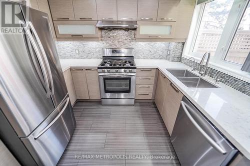 803 - 28 Rosebank Drive, Toronto, ON - Indoor Photo Showing Kitchen With Double Sink With Upgraded Kitchen