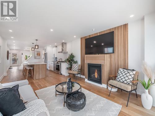 178 Coleridge Avenue, Toronto, ON - Indoor Photo Showing Living Room With Fireplace