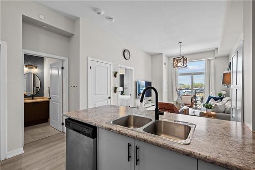 450 Dundas Street E|Unit #119, Waterdown, ON - Indoor Photo Showing Kitchen With Double Sink
