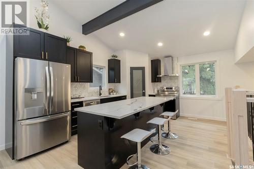 375 Delaronde Road, Saskatoon, SK - Indoor Photo Showing Kitchen With Upgraded Kitchen