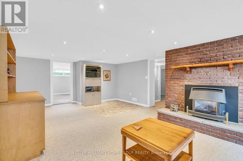 29 Elginfield Drive, Guelph, ON - Indoor Photo Showing Living Room With Fireplace