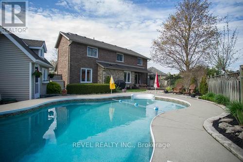 15 Pinto Court, Brantford, ON - Outdoor With In Ground Pool With Backyard