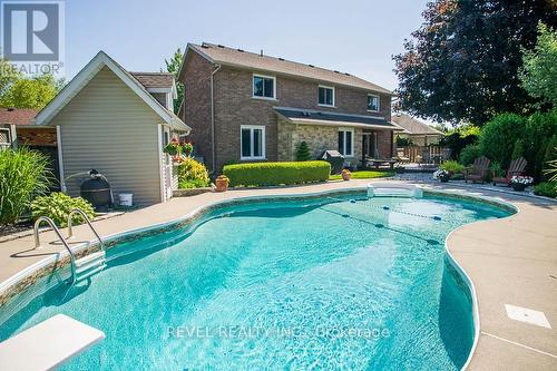 15 Pinto Court, Brantford, ON - Outdoor With In Ground Pool With Deck Patio Veranda