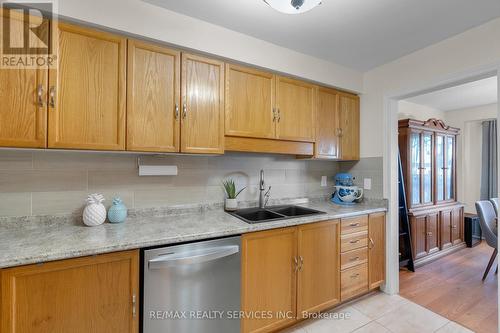 74 Heathcliffe Square, Brampton, ON - Indoor Photo Showing Kitchen With Double Sink