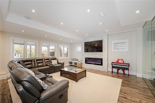 28 Lavender Valley Road, King City, ON - Indoor Photo Showing Living Room With Fireplace