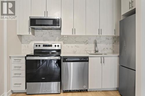 108 - 3686 St. Clair Avenue E, Toronto, ON - Indoor Photo Showing Kitchen With Stainless Steel Kitchen With Upgraded Kitchen