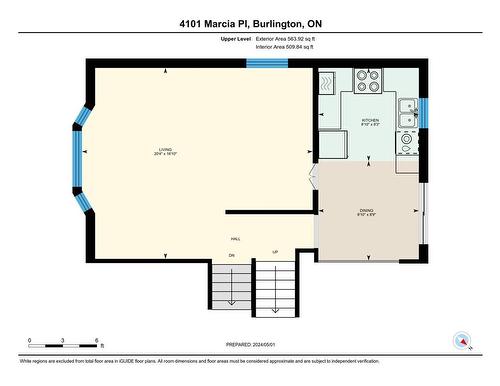 2nd Level Floor Plan - 4101 Marcia Place, Burlington, ON - Other