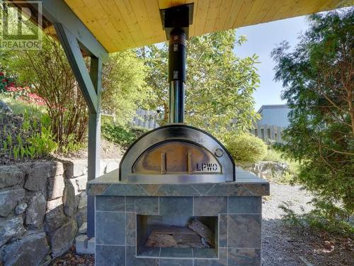 3396 Mackenzie Ave, Powell River, BC - Outdoor With Fireplace