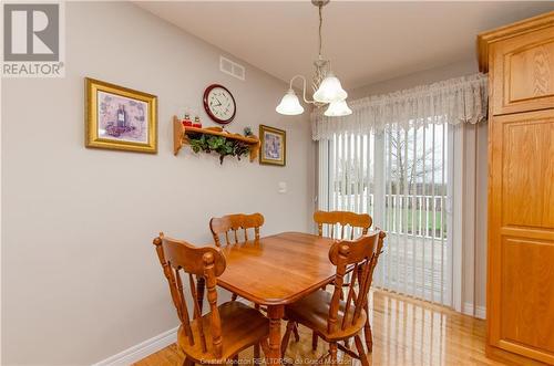 46 Parkin, Salisbury, NB - Indoor Photo Showing Dining Room