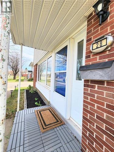 28 Hows Cres, Moncton, NB - Outdoor With Deck Patio Veranda With Exterior