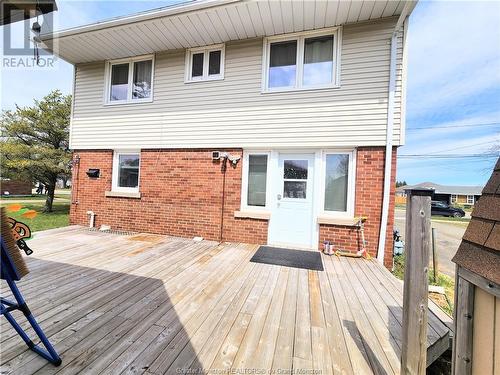28 Hows Cres, Moncton, NB - Outdoor With Deck Patio Veranda With Exterior