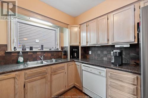419 Lakeside, Amherstburg, ON - Indoor Photo Showing Kitchen With Double Sink