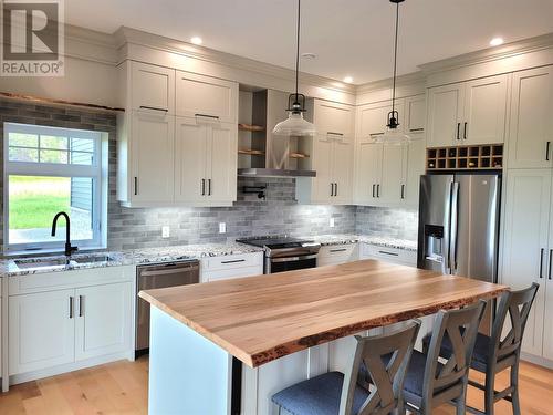 23 Main Road, Port Au Port, NL - Indoor Photo Showing Kitchen With Upgraded Kitchen