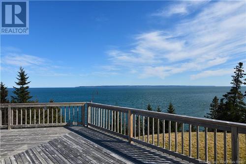 388 Fundy Drive, Wilsons Beach, NB - Outdoor With Body Of Water With Deck Patio Veranda With View