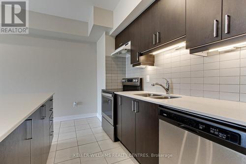 504 - 10 Culinary Lane, Barrie, ON - Indoor Photo Showing Kitchen With Double Sink