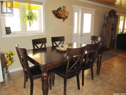 Green Acres Acreage, Turtle Lake, SK - Indoor Photo Showing Dining Room