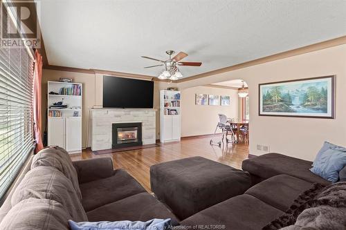 2916 Mckay Avenue, Windsor, ON - Indoor Photo Showing Living Room With Fireplace