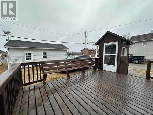 625 Paradis St, Iroquois Falls, ON - Outdoor With Deck Patio Veranda With Exterior