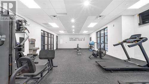 3817 Howard Ave Road Unit# 217, Windsor, ON - Indoor Photo Showing Gym Room