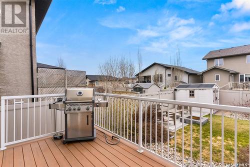 4414 Mcmillan Drive, Regina, SK - Outdoor With Deck Patio Veranda With Exterior