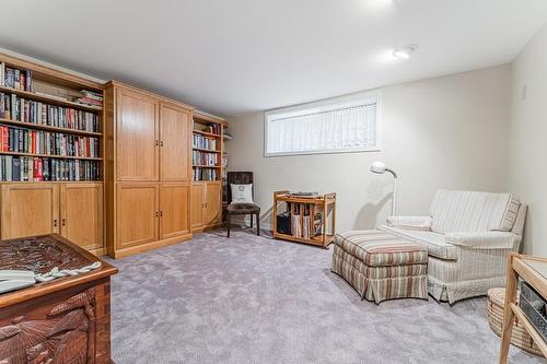 Lower Family Room/Den with many features and flexible functionality. - 28 Sunset Drive, Simcoe, ON - Indoor