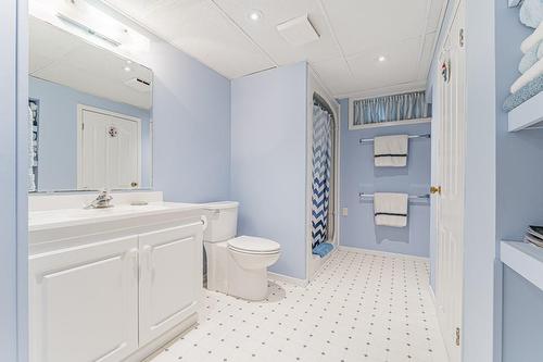 Lower 3-pc Bath - bright and spacious. - 28 Sunset Drive, Simcoe, ON - Indoor Photo Showing Bathroom