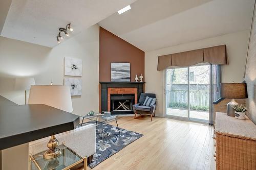 935 King Road|Unit #19, Burlington, ON - Indoor Photo Showing Living Room With Fireplace