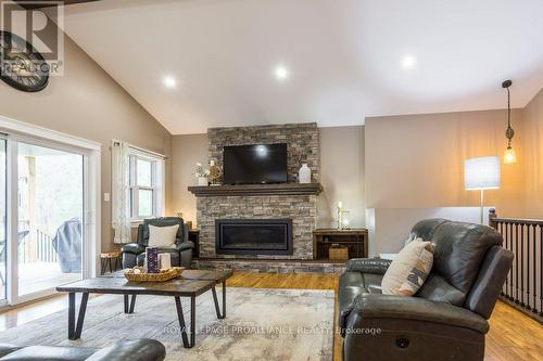 154 Centre Road, Madoc, ON - Indoor Photo Showing Living Room With Fireplace