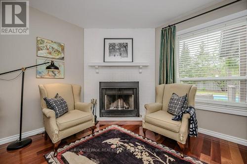 1534 Heritage Way, Oakville, ON - Indoor Photo Showing Living Room With Fireplace