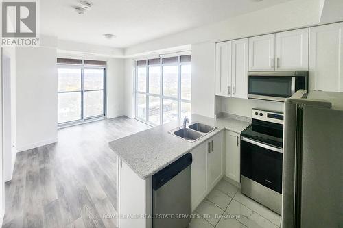 905 - 450 Dundas Street E, Hamilton, ON - Indoor Photo Showing Kitchen With Stainless Steel Kitchen With Double Sink