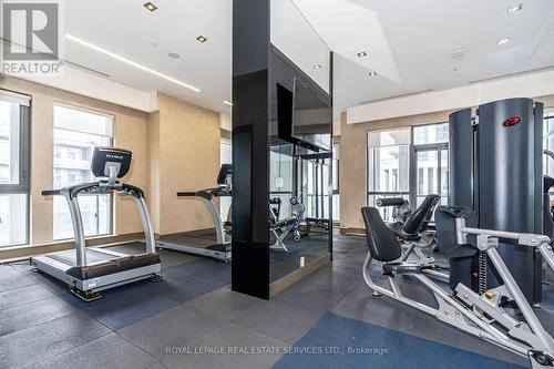 204 - 15 Zorra Street, Toronto, ON - Indoor Photo Showing Gym Room