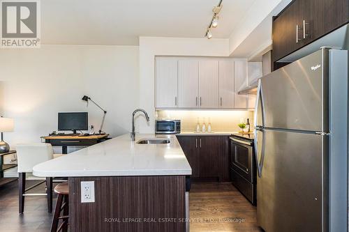 204 - 15 Zorra Street, Toronto, ON - Indoor Photo Showing Kitchen With Stainless Steel Kitchen