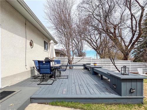 492 Leslie Bay, Brandon, MB - Outdoor With Deck Patio Veranda With Exterior