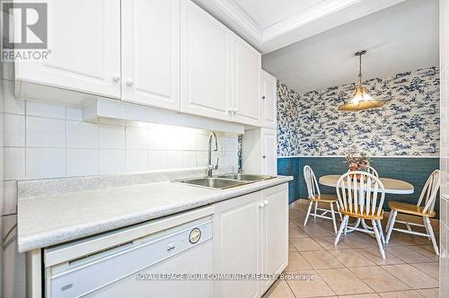 1807 - 1333 Bloor Street, Mississauga, ON - Indoor Photo Showing Kitchen With Double Sink