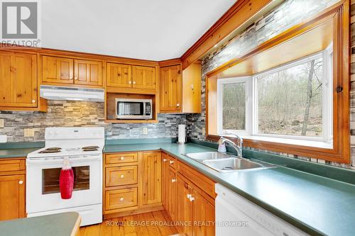 1080 Mississagagon Lake Road, North Frontenac, ON - Indoor Photo Showing Kitchen With Double Sink