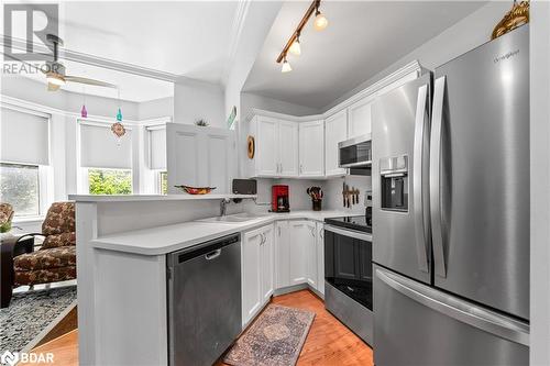 10 Patterson Street Unit# 206, Belleville, ON - Indoor Photo Showing Kitchen With Double Sink