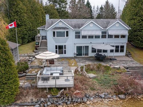 126 Sunset Pt, Grey Highlands, ON - Outdoor With Facade