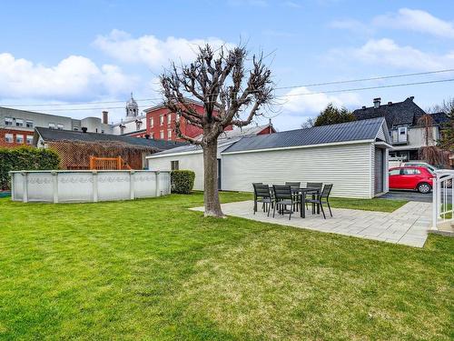 Backyard - 9Z  - 11Z Rue St-Joseph, Varennes, QC - Outdoor With Above Ground Pool