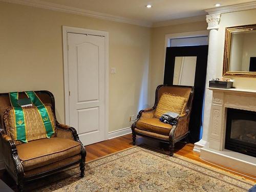 Master bedroom - 1706 Rue Notre-Dame-De-Fatima, Laval (Pont-Viau), QC - Indoor With Fireplace